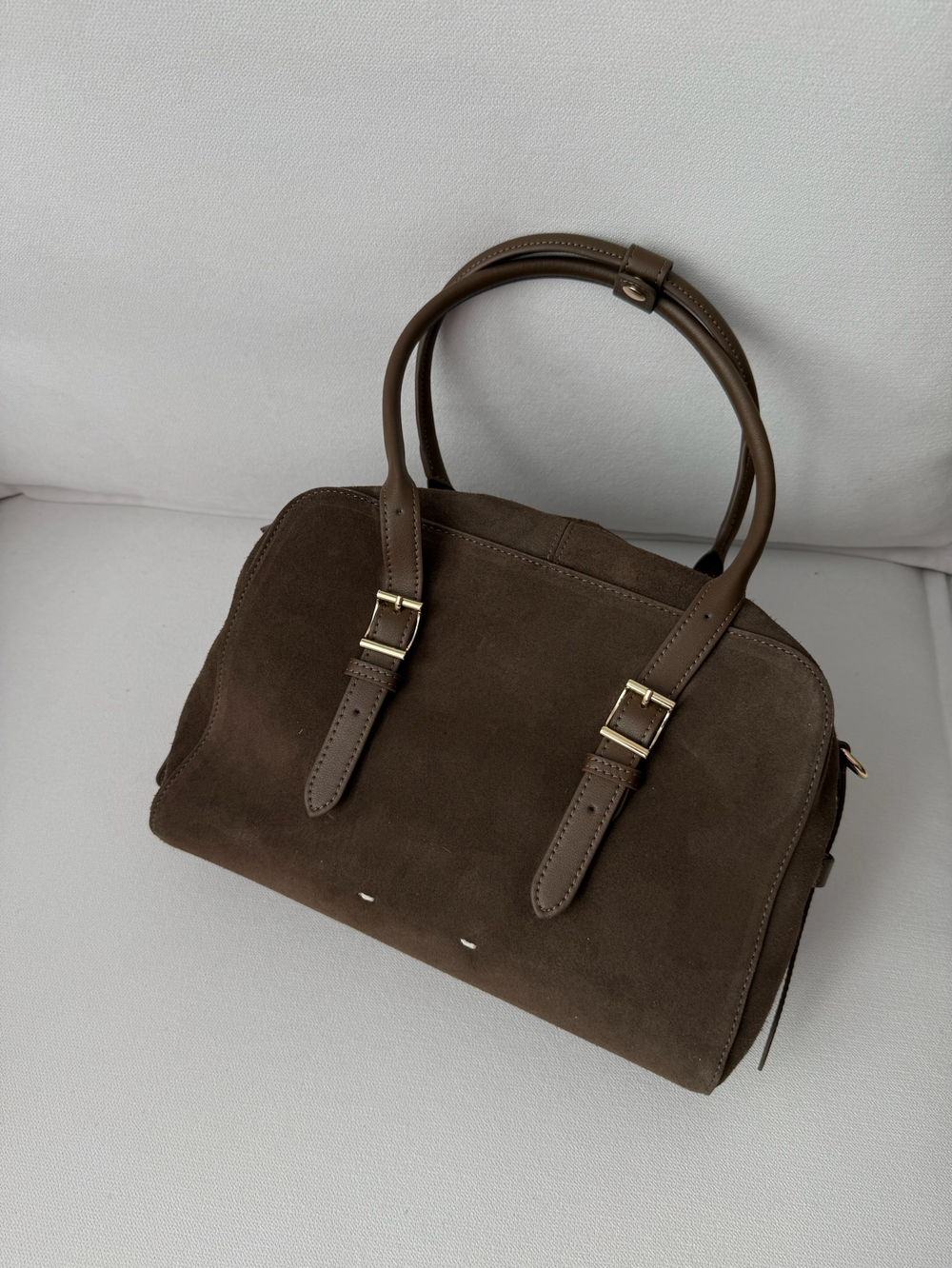 Сумка из натуральной замши