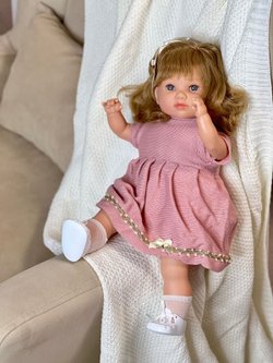 Кукла Berbesa мягконабивная 42см SANDRA в пакете (4417K)