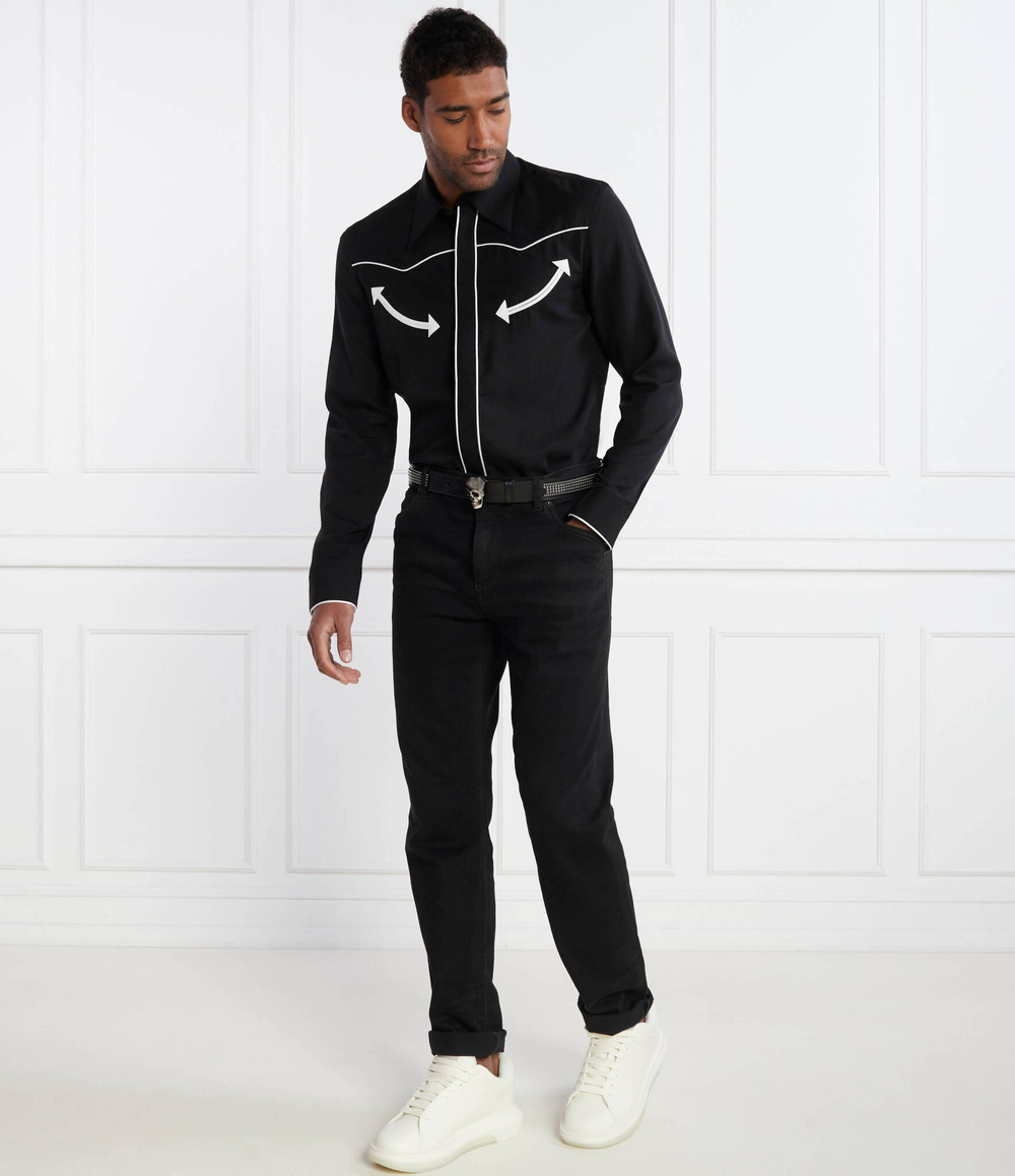 Рубашка Balmain - черный(CH1HS305 VD44)