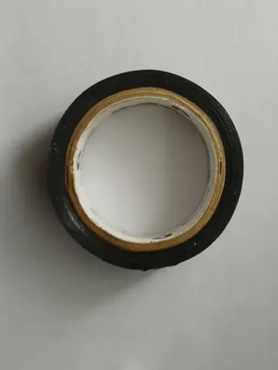 Изолента черная ПВХ по ГОСТ для проводов, для проводки 5м х 15мм, 150мкм