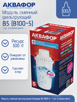 Модуль сменный фильтрующий Аквафор B5 В100-5 усиленный бактерицидной добавкой