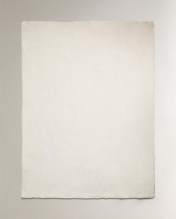 Zara Home - Меховой плед, белый, 220x240 см