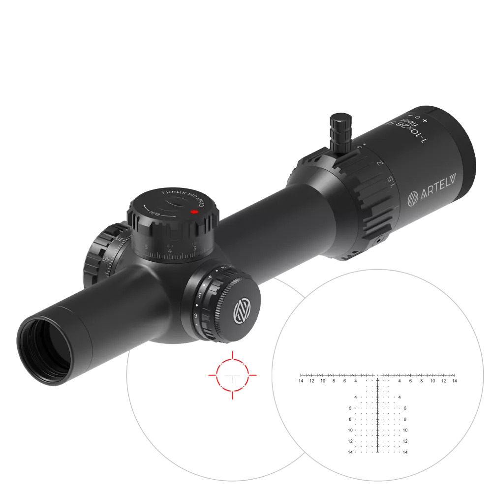 Оптический прицел ARTELV CRS 1-10х28 FFP, 34 mm