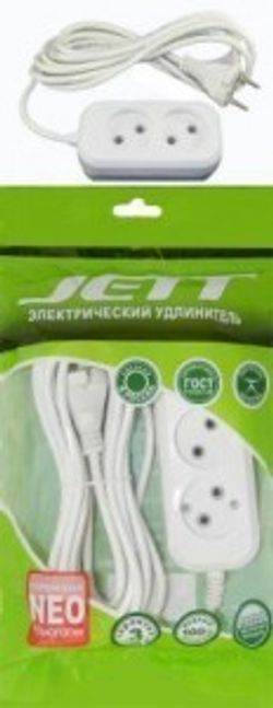 Удлинитель Jett 2роз. 7м 10А