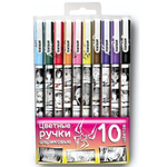 Набор шарик. ручек 10цв. 0,7мм "Аниме" (Центрум)