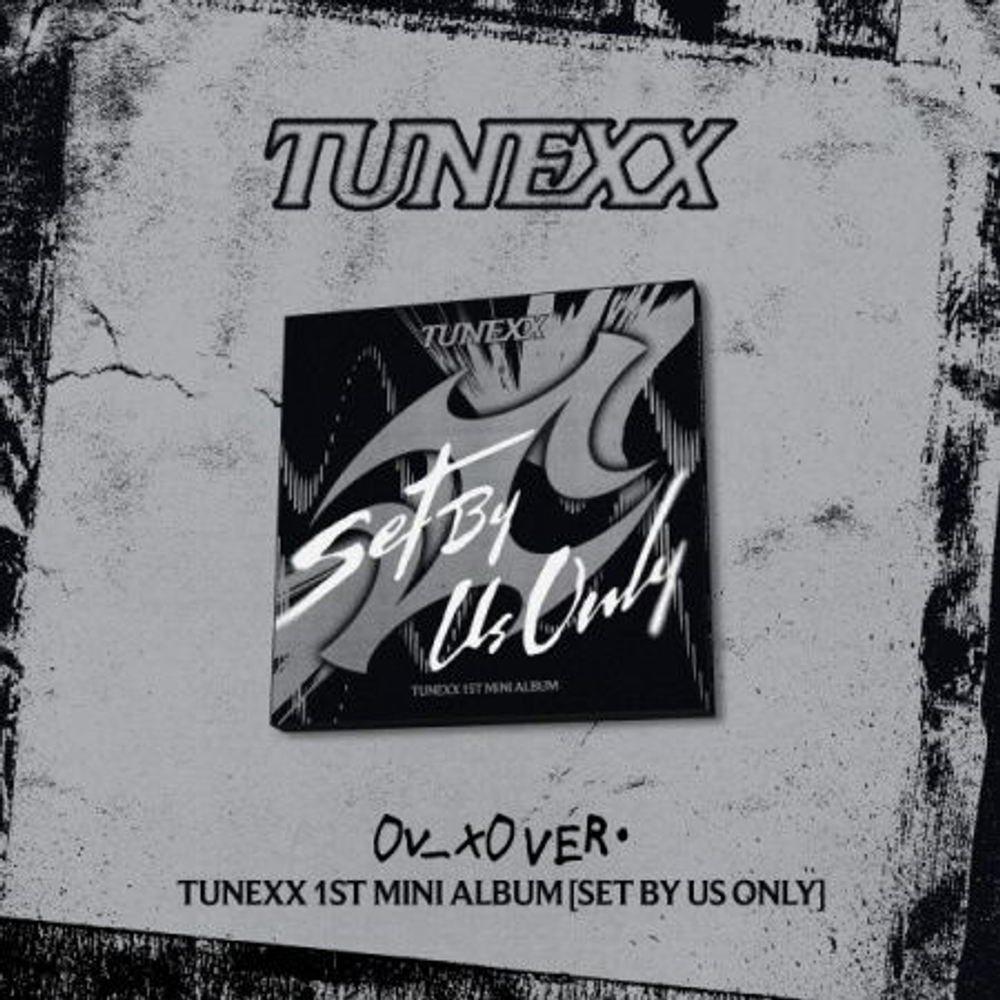 Альбом TUNEXX - SET BY US ONLY 1st Mini Album 0V_X0 Version