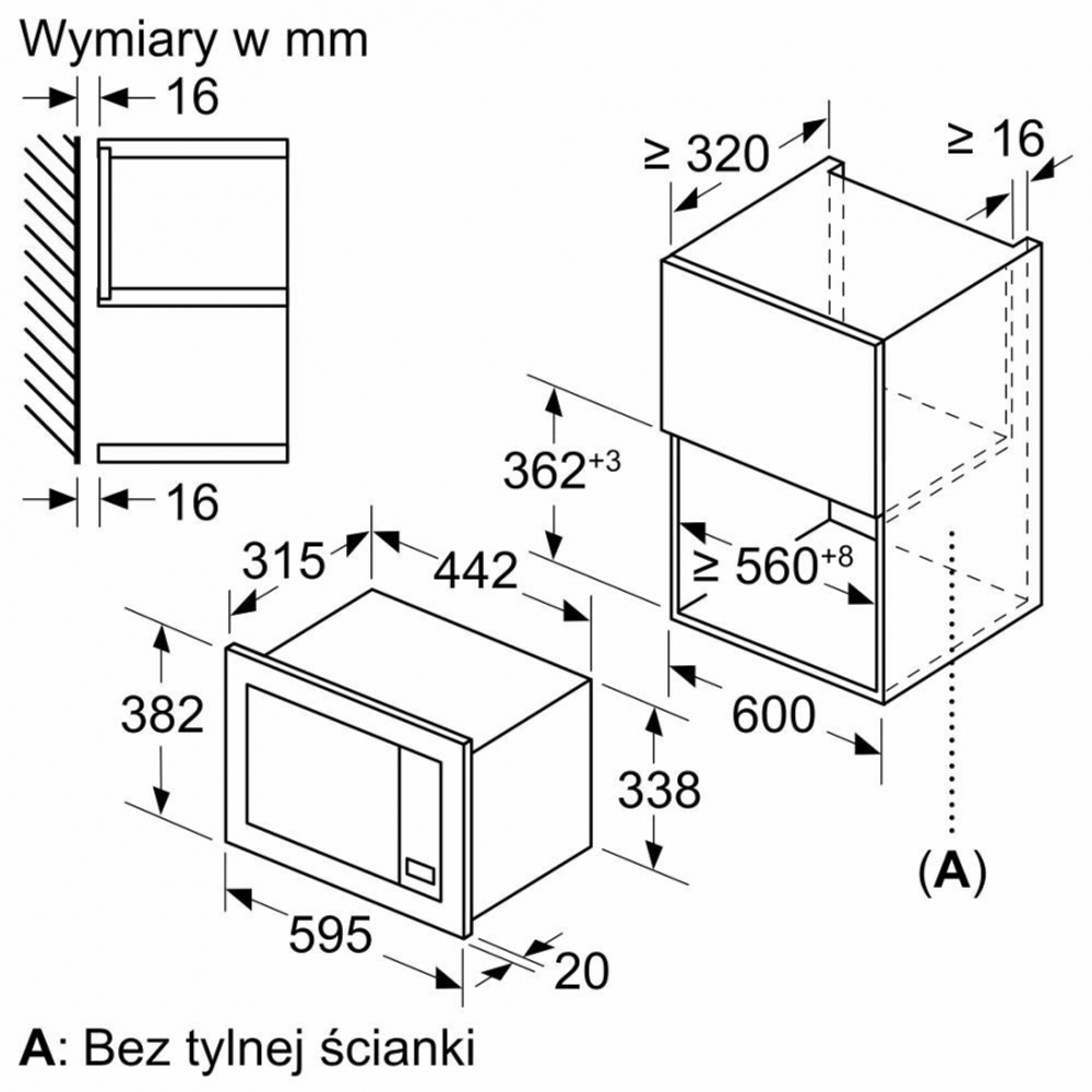 Встраиваемая микроволновая печь Bosch BEL623MB3