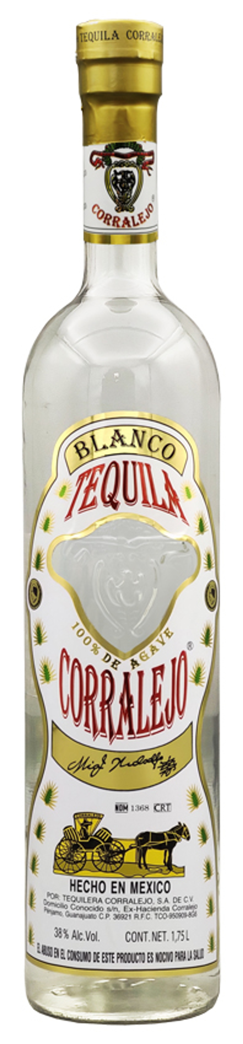 Текила Corralejo Blanco, 1,75 л