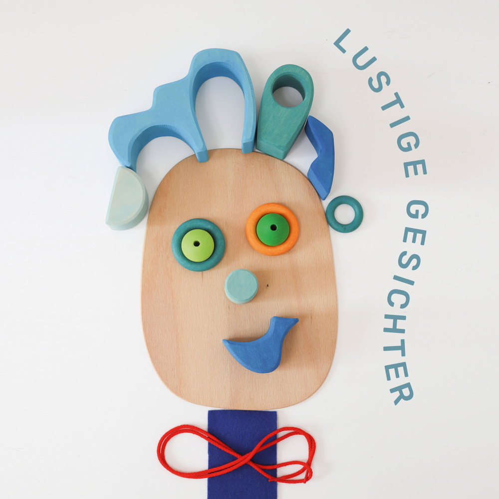 Деревянный сюжетный игровой набор "У воды"