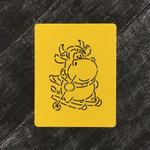 Бык №28 на лыжах