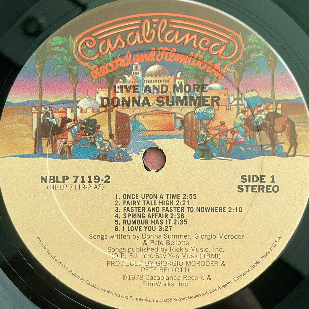Donna Summer ‎– Live And More 2LP (США 1978г.)