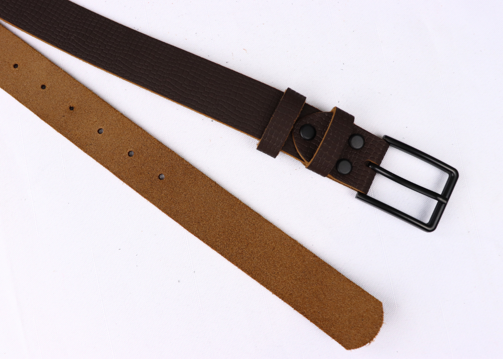 Ремень темный шоколад + Плита Геккон