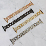 Ремешок для Apple Watch 40mm 41 mm 38mm браслет для часов мужской и женский металлический со съемными звеньями PARASMART Chain