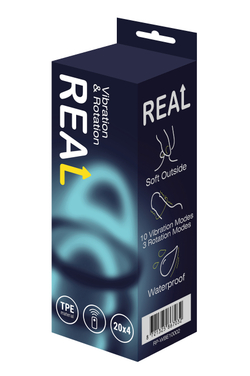 Реалистичный фаллоимитатор с функцией ротации и вибрации с дистанционным управлением