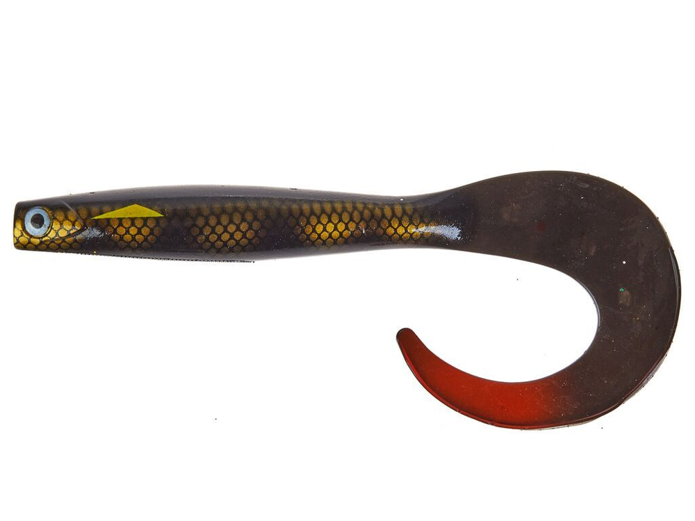 Виброхвост LJ 3D Series Kubira Fire Tail 9" (22,8 см), цвет PG38, 1 шт.