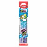 Линейка пластик 15 см, гибкая, MAPED (Франция) "Twist'n Flex Patterns", ассорти, 279115