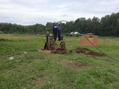 На второй скважине установлен новый насос