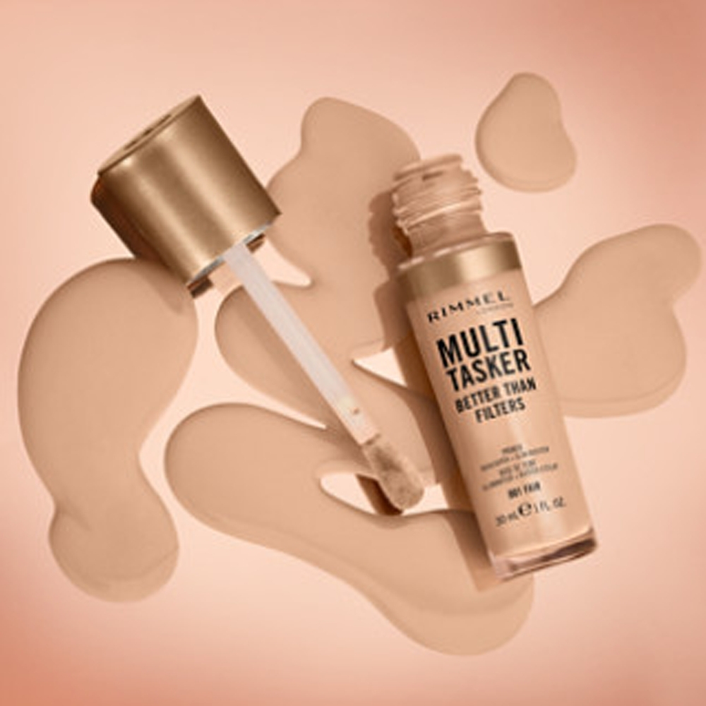 Rimmel Multi-Tasker Better Than Filters - Осветляющая основа для выравнивания тона кожи, 30 ml