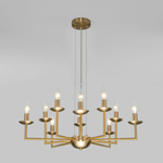 Классическая подвесная люстра 60150/10 латунь