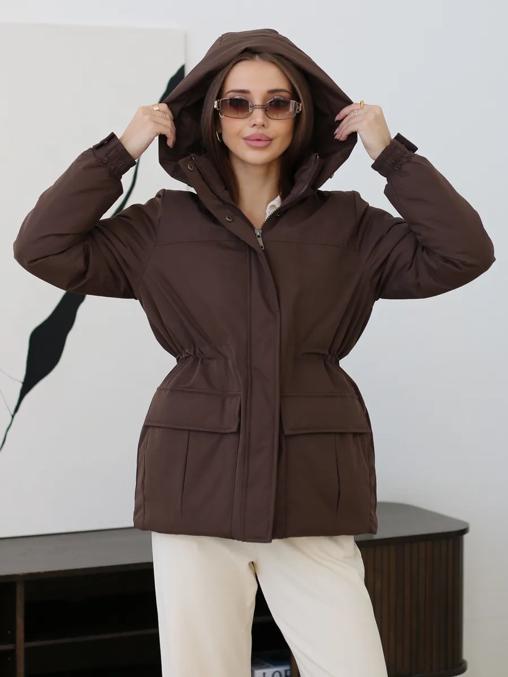 Куртка демисезонная с капюшоном