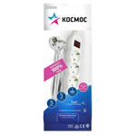 Удлинитель Космос 5 гн., с/з, 3500 Вт, 5 м
