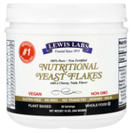 Lewis Labs, Nutritional Yeast Flakes, Cheesy Nutty, 16 oz (454 g)