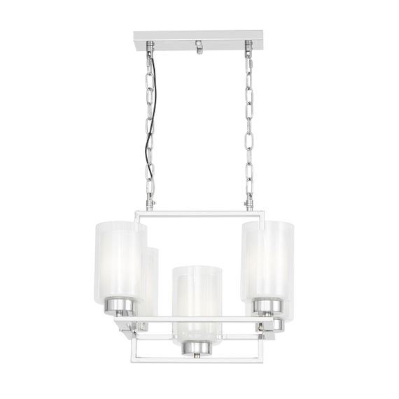 Подвесная люстра Lumina Deco Lino LDP 1239-5 CHR