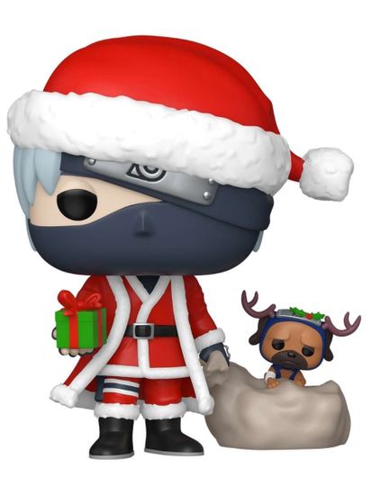 Фигурка Funko POP! Plus Naruto Shippuden Kakashi Hatake with Pakkun (Holiday) (2050) 86779 / Фигурка Фанко ПОП! по мотивам аниме "Наруто", Какаши Хатаке
