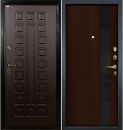 Входная металлическая дверь в квартиру Лекс Гладиатор 3К №53 Новита Венге