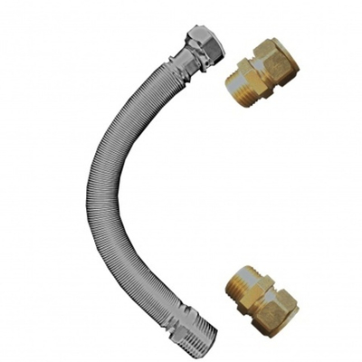 Поворотный элемент 0-90-180 (гибкий шланг + 2 фитинга) Charley