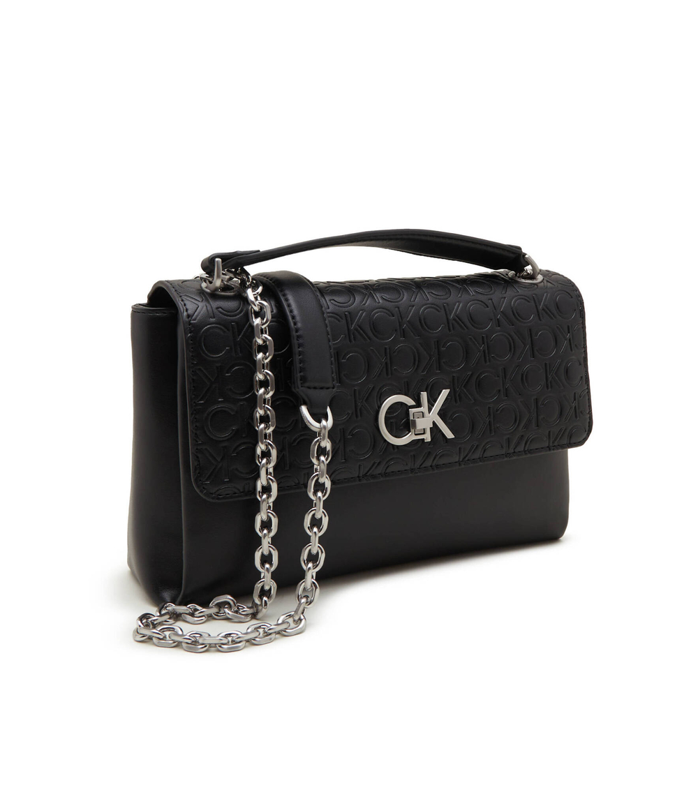 Сумка через плечо RE-LOCK EW CONV Calvin Klein - черный(K60K611533)