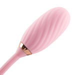 Розовое силиконовое виброяйцо с вакуумным стимулятором в роскошной сумочке Otouch Louis Vibrator Dual Clitoral Suction & G-spot Vibrating Egg Pink