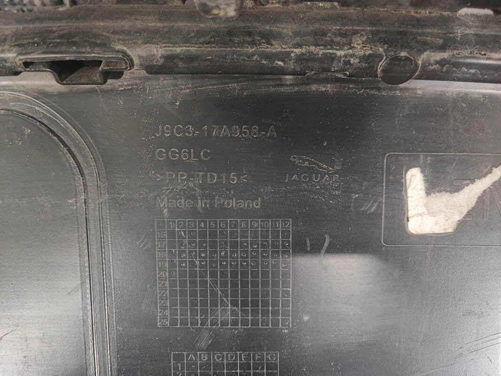 Юбка заднего бампера Jaguar E-Pace 17-21 Б/У Оригинал J9C317A958A