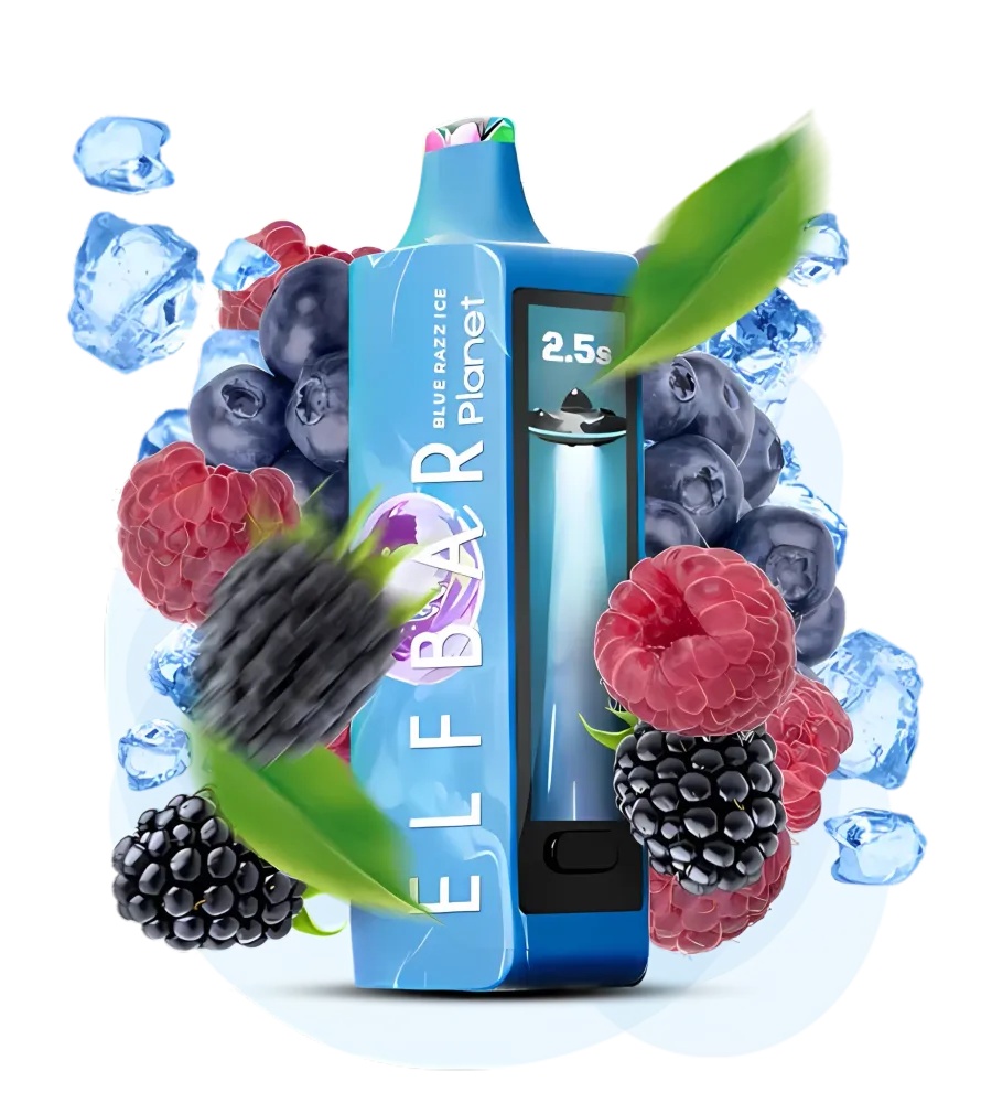 Elf Bar Planet 25000 - Blue Razz Ice (5% nic)
