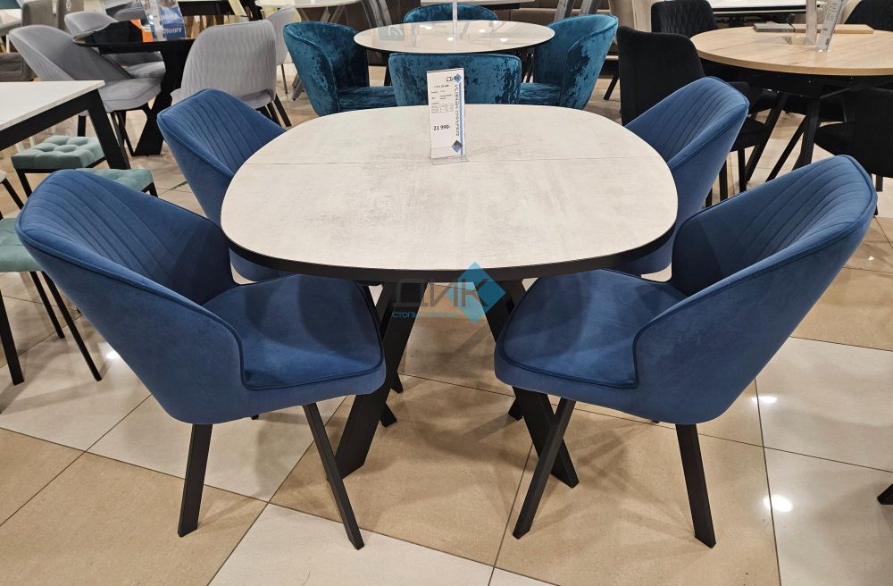 Стол DikLine В110 опоры чёрные