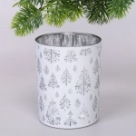 Подсвечник «Сказочная метель» 10*12,5 см, Белый