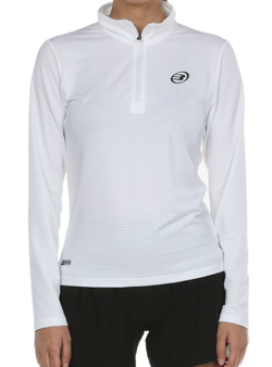 Женская теннисная футболка (dł. Рукава) Bullpadel Abata - white