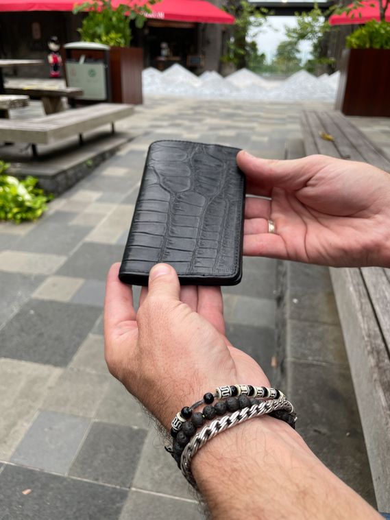 Обложка на паспорт из кожи крокодила WA-148