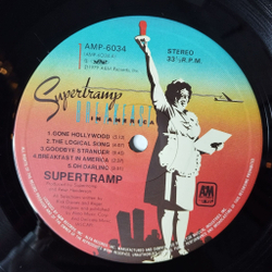 Винтажная виниловая пластинка LP Supertramp Breakfast In America (Japan 1979) (No Obi) Gone Hollywood