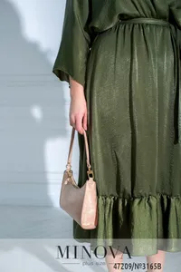 Платье 3165B-Хаки Minova