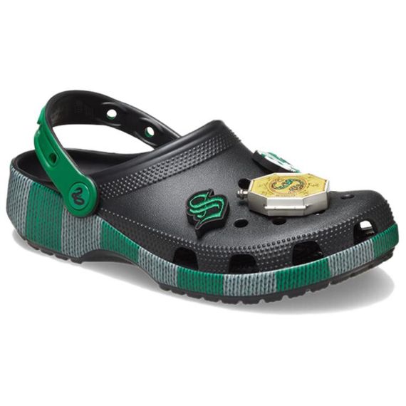 Crocs Classic Clog 'Black Green'