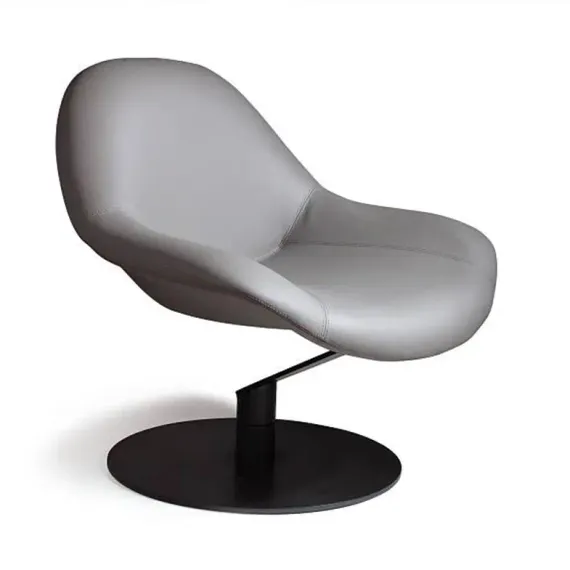 Лаунж кресло Zero Gravity с механизмом кручения, серый