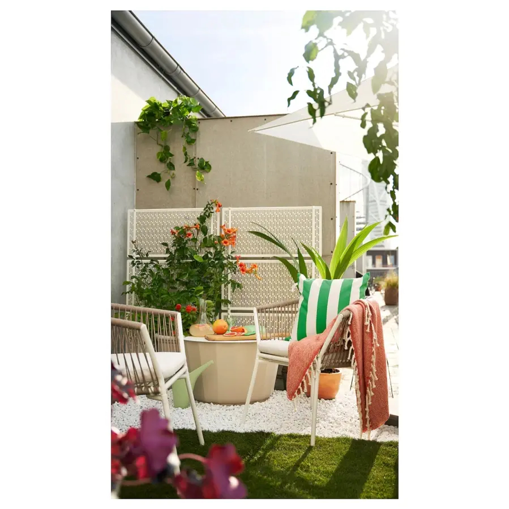 Стул с подлокотниками - IKEA SEGERÖN/SEGERON, 39x73x55см, серый/бежевый, СЕГЕРОН ИКЕА