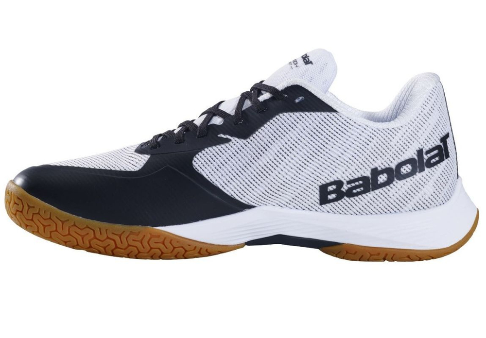 Мужские кроссовки для бадминтона/сквоша Babolat Shadow Spirit 2 - white/black