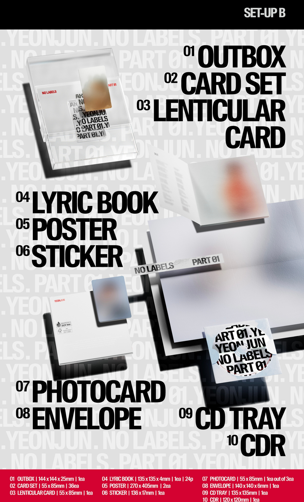 Альбом YEONJUN - NO LABELS: PART 01