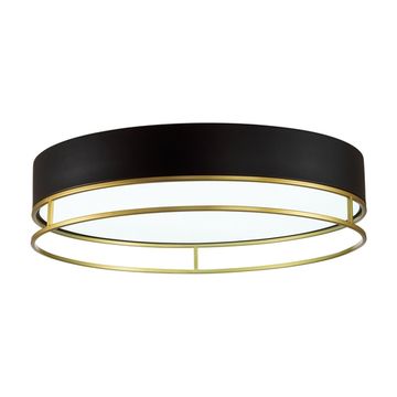 Потолочный светильник 100Вт 3000-6000K 7723/100L черный/золотой LED D600 IP20 пульт ДУ AVRA Lofty Sonex