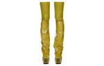 RICK OWENS/RO Over the knee Boots 13.5cm Women"s Acid Yellow