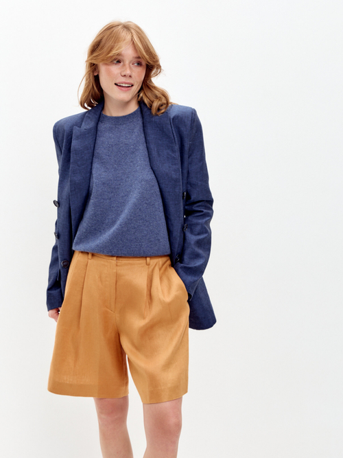 Льняные шорты