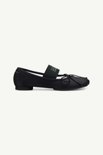 MM6 MAISON MARGIELA БАЛЕТКИ ТЕКСТИЛЬНЫЕ ANATOMIC ЧЕРНЫЕ