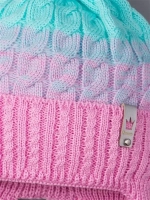 Шапка для девочки осенняя с завязками